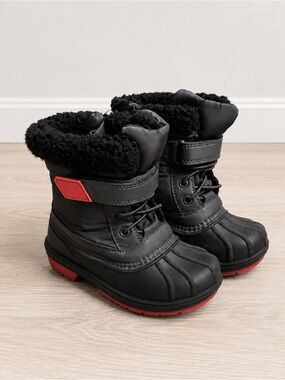Cat‎ & Jack Black and Red Kids' Boots